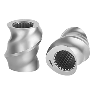 Single-flighted Screw Elements